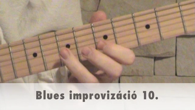 Blues improvizáció 10.