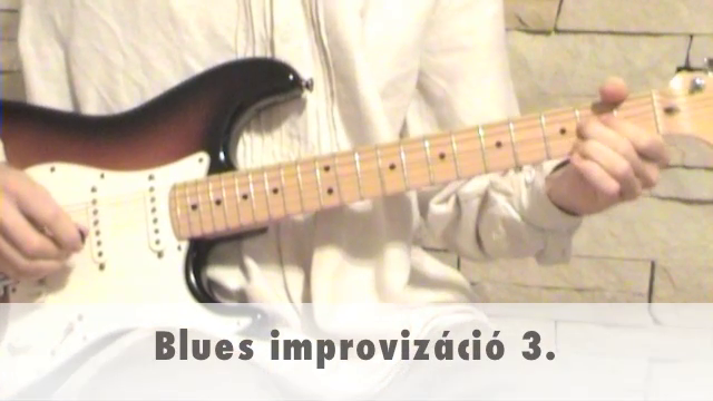 Blues improvizáció 3.
