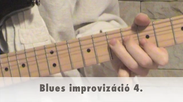 Blues improvizáció 4.