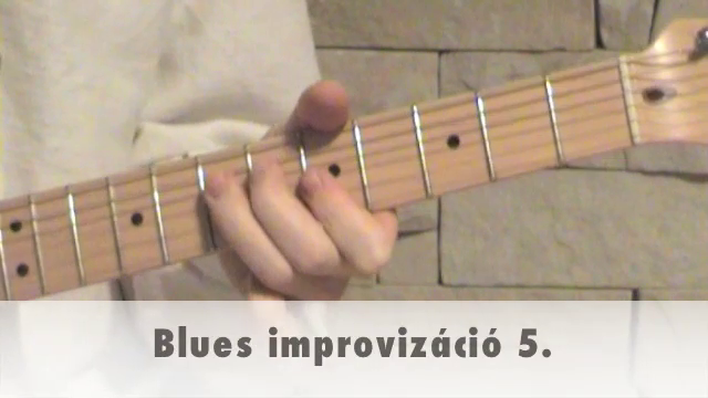 Blues improvizáció 5.