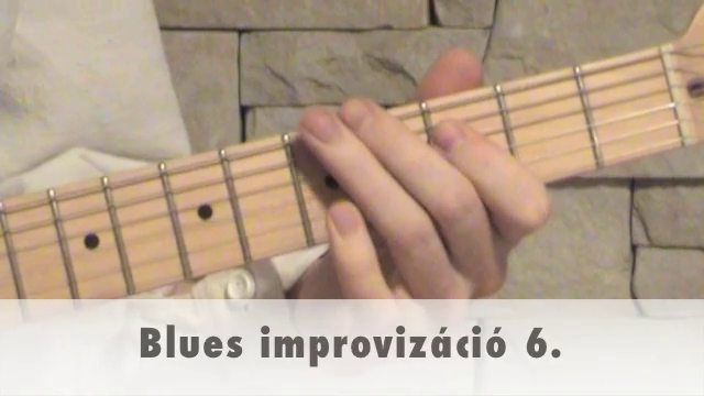 Blues improvizáció 6.