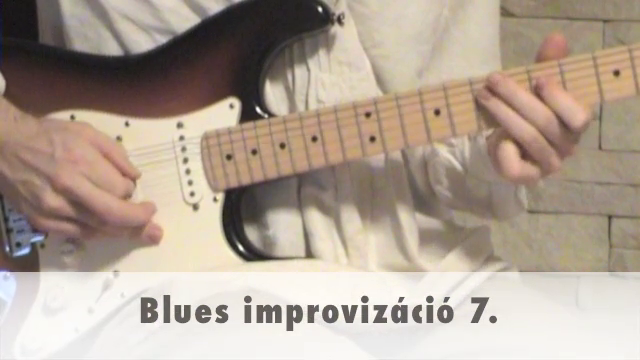 Blues improvizáció 7.