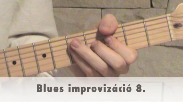 Blues improvizáció 8.