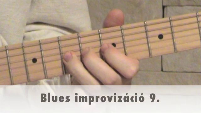 Blues improvizáció 9.