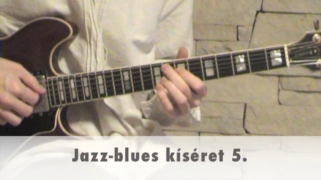 Jazz-blues kíséret 5.