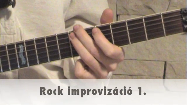 Rock improvizáció 1.