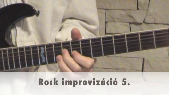 Rock improvizáció 5.