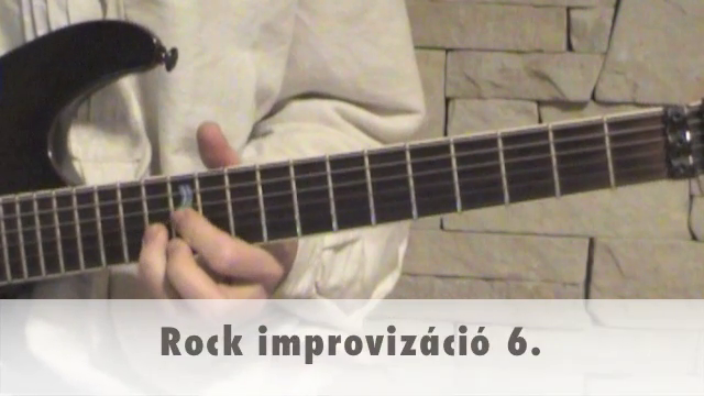 Rock improvizáció 6.