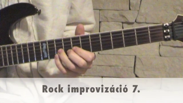 Rock improvizáció 7.